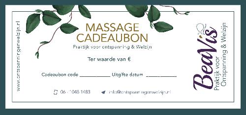 Massage cadeaubon